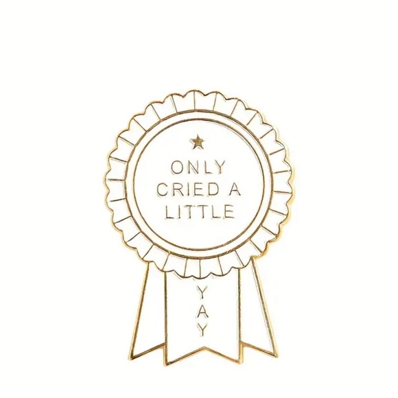 Enamel pin! “I ONLY CRIED A LITTLE”- a badge of honor. Lots of gifts to bundle ✨ - Picture 4 of 4